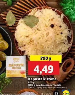 Lidl Kapusta kiszona Ryneczek lidla oferta