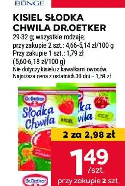 Stokrotka Kisiel wiśnia Dr. oetker słodka chwila oferta