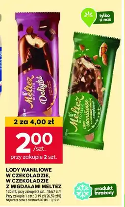 Stokrotka Lody na patyku orzechowe w czekoladzie Meltez royaller oferta