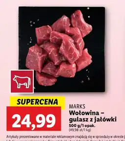 Lidl Gulasz z jałówki MARKS (MIĘSO) oferta