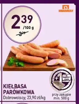 Stokrotka Kiełbasa parówkowa Dobrowolscy oferta