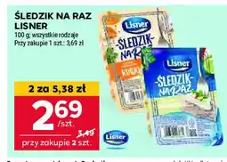 Stokrotka Śledzik na raz w sosie koperkowym Lisner śledzik na raz oferta