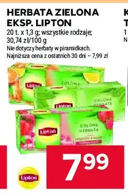 Stokrotka Herbata classic Lipton green tea oferta