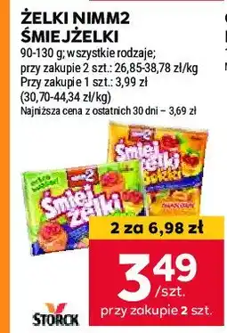 Stokrotka Żelki owocowe Nimm2 śmiejżelki sokki oferta