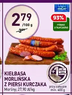 Stokrotka Kiełbasa morlińska z piersi kurczaka Morliny oferta