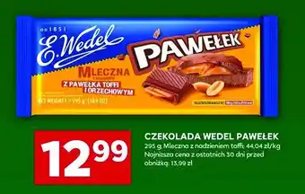 Stokrotka Czekolada mleczna z toffi E. wedel pawełek oferta