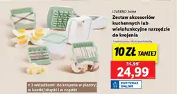 Lidl LIVARNO home Zestaw akcesoriów kuchennych lub wielofunkcyjne narzędzie do krojenia oferta