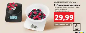 Lidl SILVERCREST KITCHEN TOOLS Cyfrowa waga kuchenna oferta