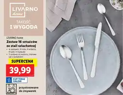 Lidl LIVARNO home Zestaw 16 sztućców ze stali szlachetnej oferta