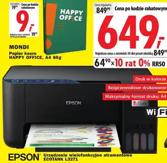 Media Expert Urządzenie wielofunkcyjne Epson oferta