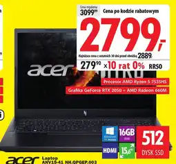 Media Expert Laptop Acer oferta