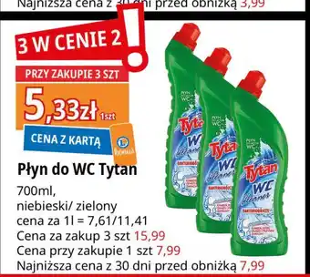 E.Leclerc Płyn do wc leśny Tytan oferta