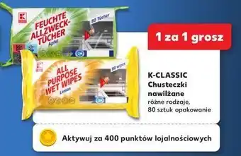 Kaufland Chusteczki nawilżane lemon K-Classic oferta