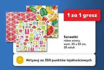 Kaufland Serwetki 33 x cm oferta