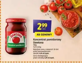 Społem Dawtona Koncentrat pomidorowy 190 g oferta