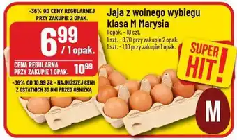 Polomarket Jaja z wolnego wybiegu klasa M Marysia oferta