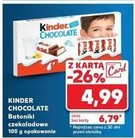 Kaufland Czekoladki Kinder chocolate oferta