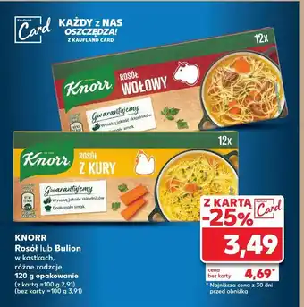 Kaufland Rosół z kury w kostkach Knorr oferta