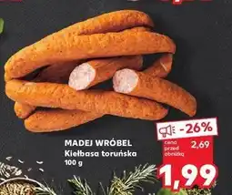 Kaufland Kiełbasa toruńska Madej & wróbel oferta