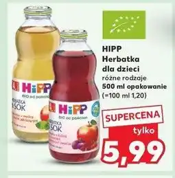 Kaufland Herbatka z melisy z sokiem jabłkowym Hipp herbatka & sok oferta