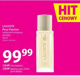 Hebe Woda perfumowana damska Lacoste oferta