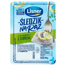 Stokrotka Market Lisner Śledzik na raz w oleju z cebulką 100 g oferta