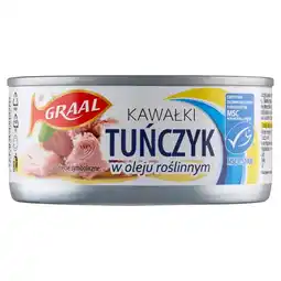 Stokrotka Graal Tuńczyk kawałki w oleju roślinnym 170 g oferta