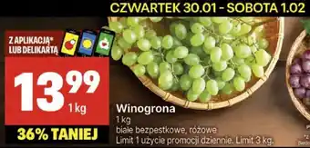 Delikatesy Centrum Winogrona Limit oferta