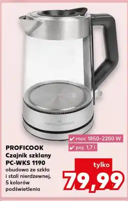 Kaufland Czajnik elektryczny Proficook oferta