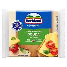 Delikatesy Centrum Hochland Ser kremowy w plastrach gouda 130 g oferta