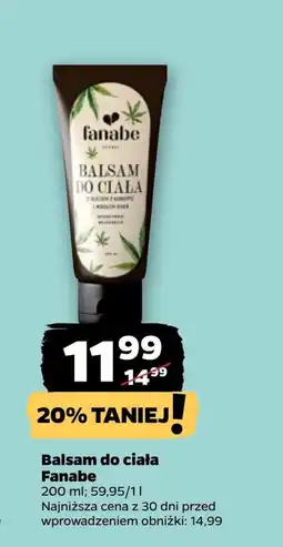 Netto Balsam do ciała Fanabe oferta