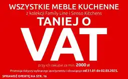 Black Red White Wszystkie meble kuchenne taniej o VAT , przy ich zakupie za min. 2000zł oferta