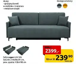 Black Red White Sofa Logan oferta