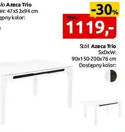 Black Red White Stół Azeca Trio oferta