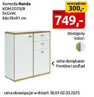 Black Red White Komoda Ronda oferta