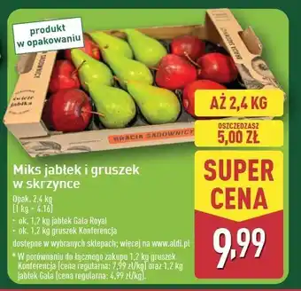 ALDI Mix gruszek i jabłek oferta