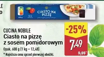 ALDI Ciasto na pizzę z sosem pomidorowym Cucina Nobile oferta