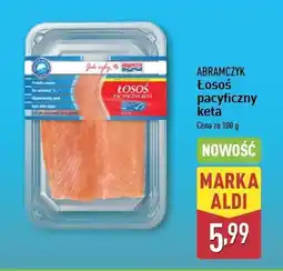 ALDI Łosoś pacyficzny dziki filet Abramczyk oferta