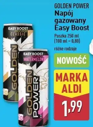 ALDI Napój waterlemon Golden Power oferta