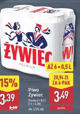 ALDI Piwo Żywiec Jasne Pełne oferta