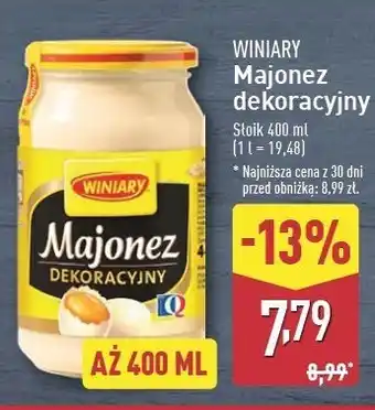 ALDI Majonez dekoracyjny Winiary oferta