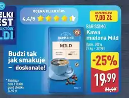 ALDI Kawa Barissimo Mild oferta