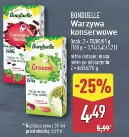 ALDI Fasola czerwona Bonduelle oferta