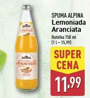 ALDI Lemoniada aranciata Spuma Alpina oferta