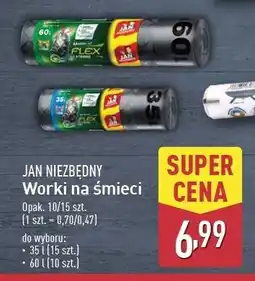 ALDI Worki na smieci 60 l Jan Niezbędny oferta