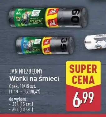 ALDI Worki na smieci 60 l Jan Niezbędny oferta