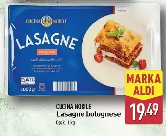 ALDI Lasagne Cucina Nobile oferta