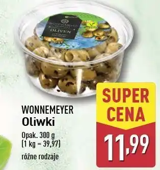 ALDI Oliwki zielone z czosnkiem Wonnemeyer Feinkost oferta