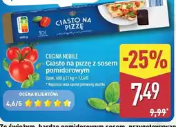 ALDI Ciasto na pizzę z sosem pomidorowym Cucina Nobile oferta