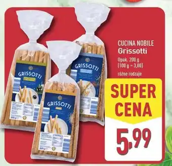 ALDI Paluchy włoskie grissotti z oliwkami i solą Cucina oferta